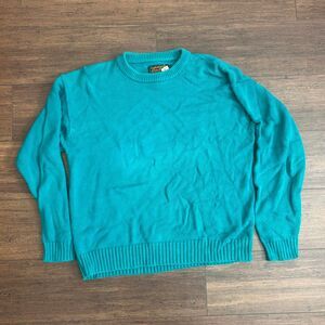 Men's Blue and Green Jumper